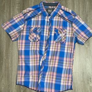 BKE short sleeve, regular button shirt
